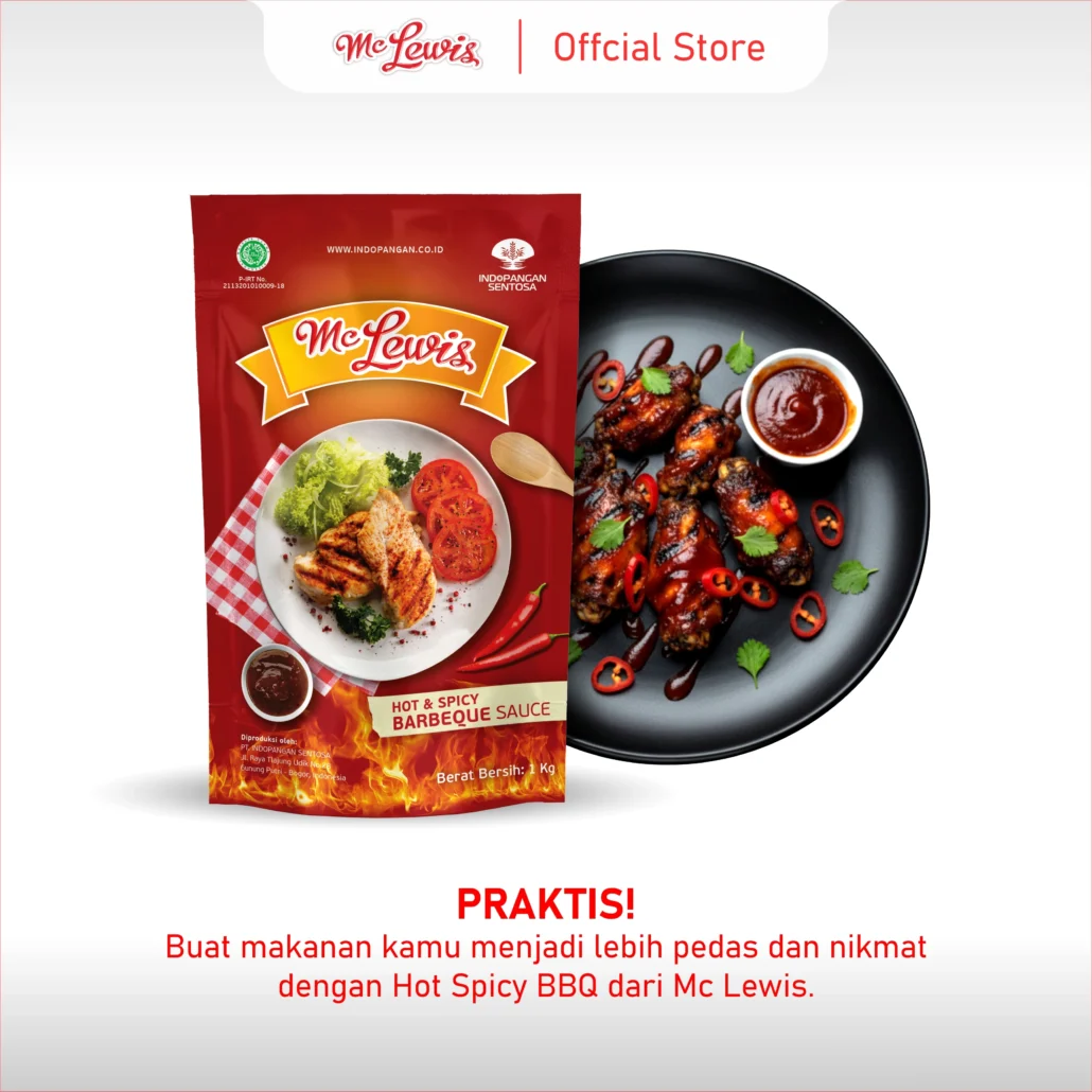 Mc Lewis Saus BBQ Pedas 310 g x 20PCS