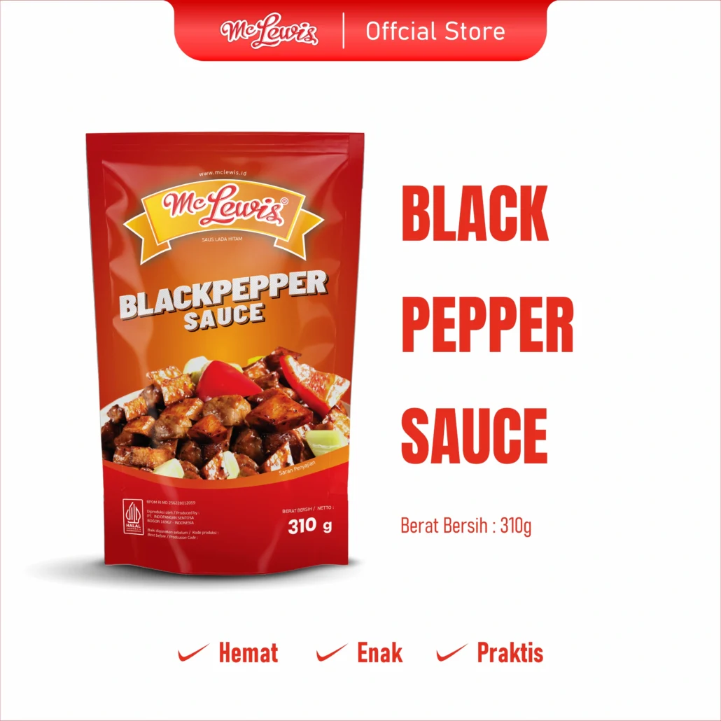 Mc LewisSaus Blackpepper 310 gr x 20 pcs