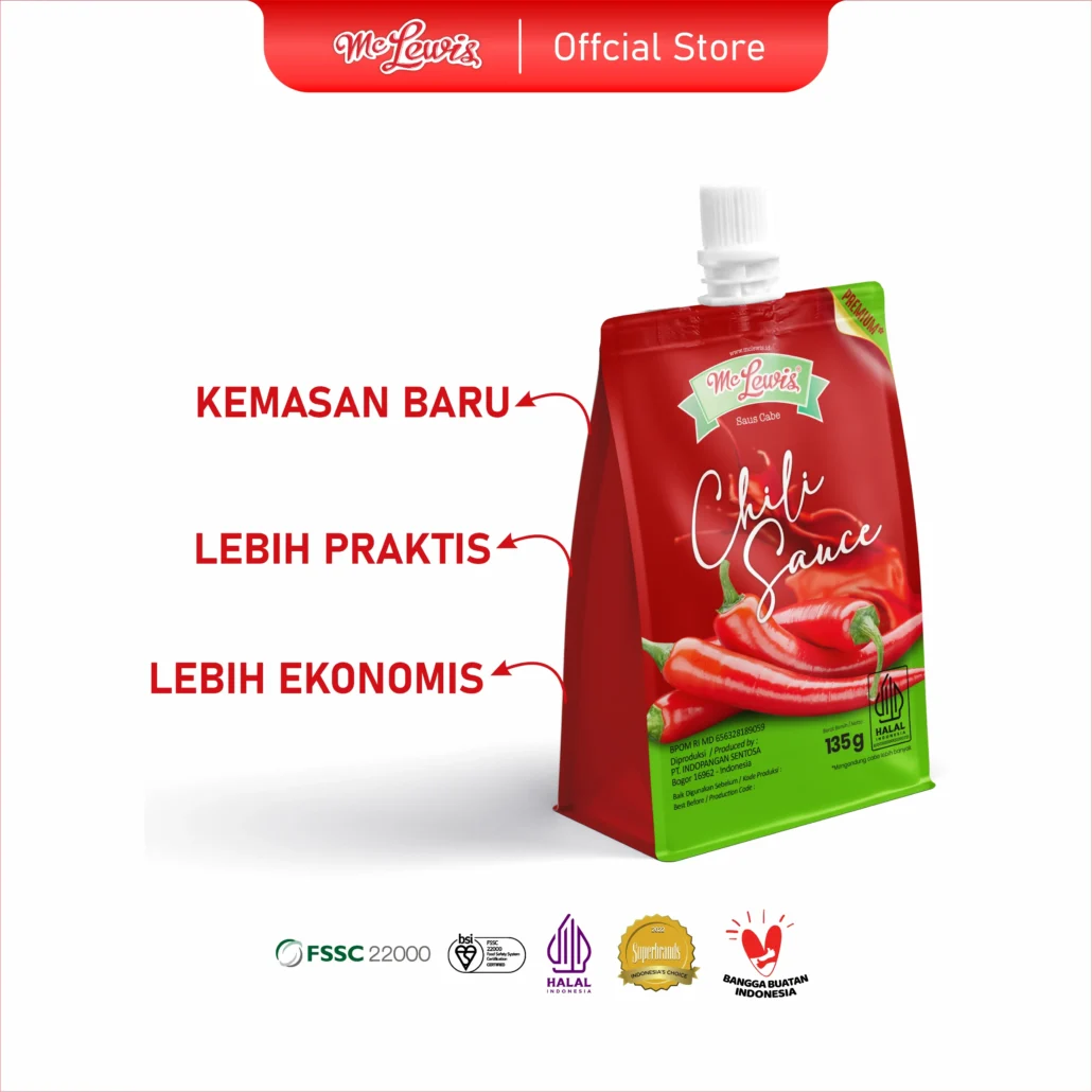 Mc Lewis Chili A003 Standing Pouch 135 gr x 20 pcs